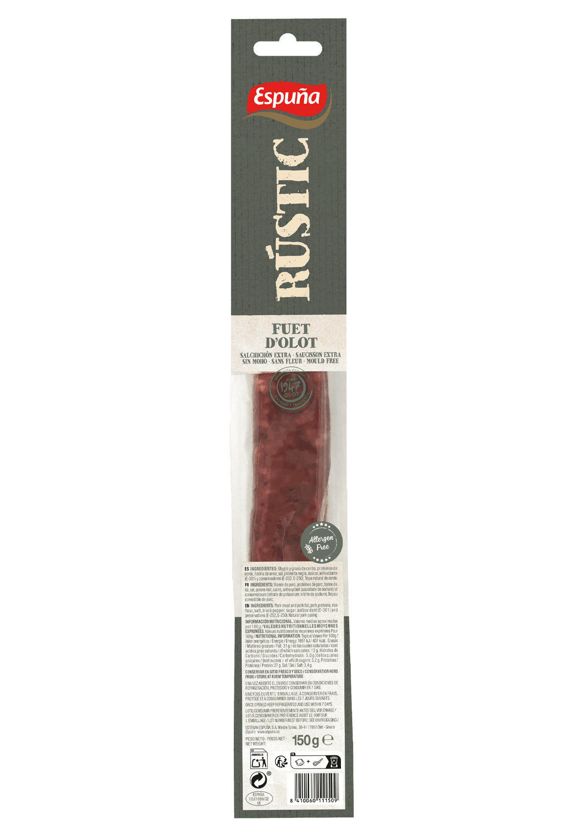 Fuet d'Olot rustic 150g