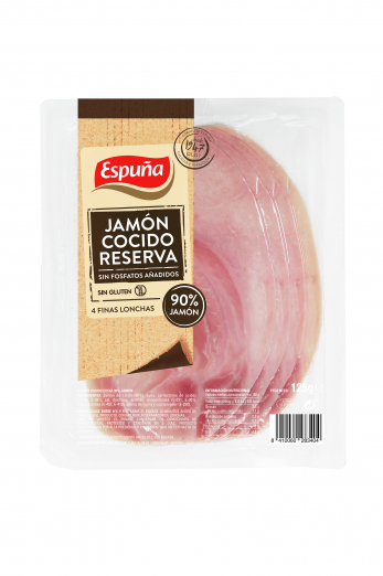 Reserva cooked ham thin slices 125 gr.