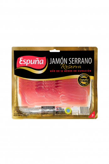 Serrano ham reserva slices 120 gr.