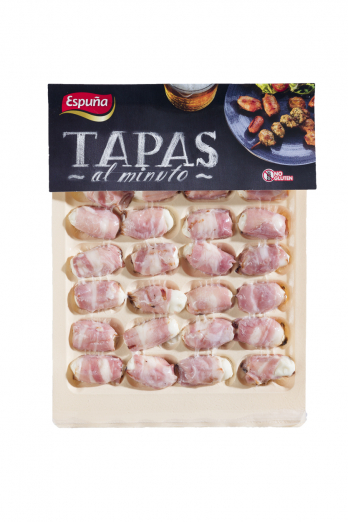Tapas cheese wrapped with bacon 28 un. 280 gr.