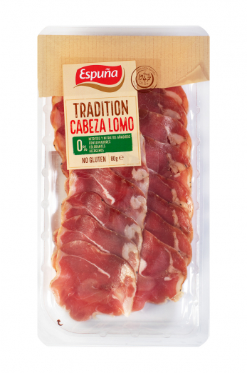Tradition dry-cured loin (pork collar) slices 80 gr.