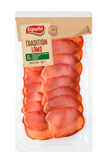 Tradition dry-cured loin slices 80 gr.