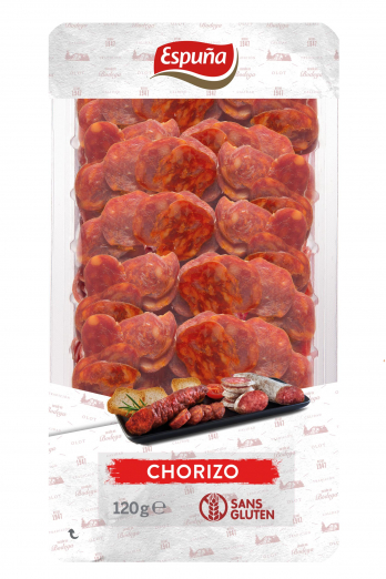 Chorizo tranches 120 gr.